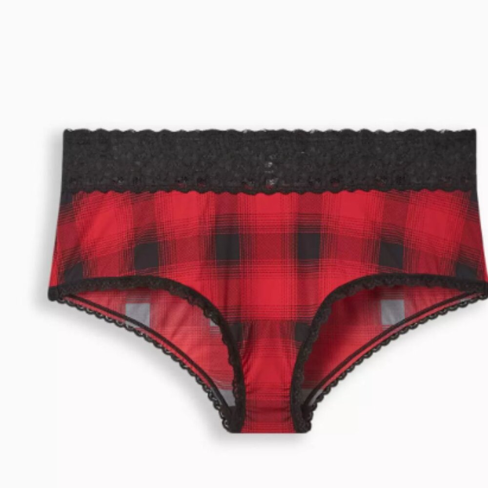Second Skin Mid-Rise Cheeky Lace Trim Panty